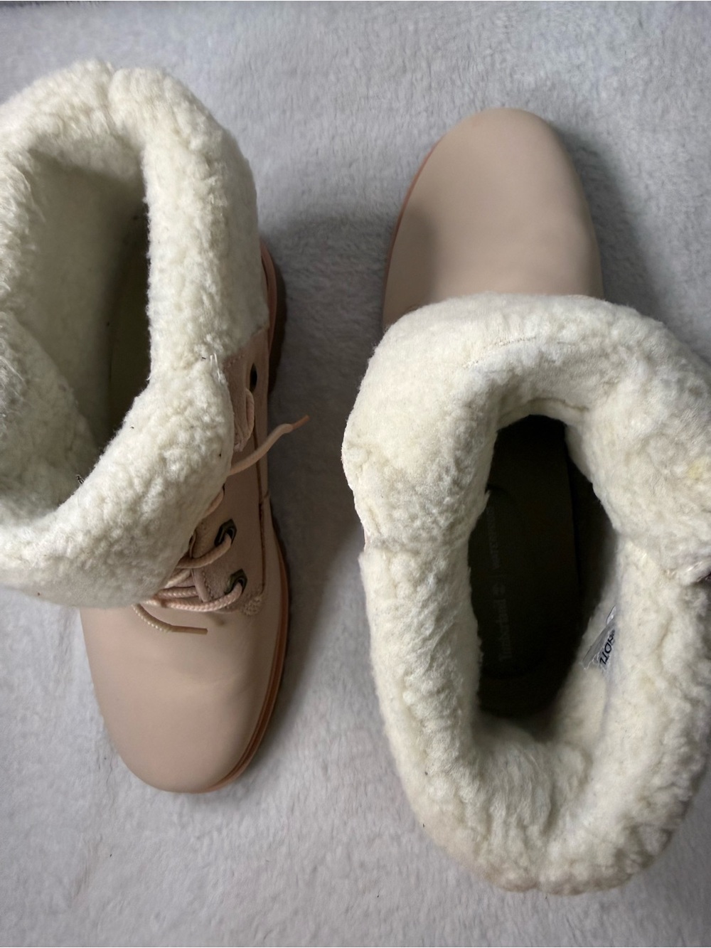 Women's Shearling-Lined Winter Ankle Boots - Blush